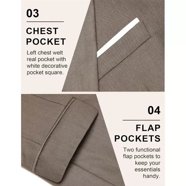 COOFANDY Mens Blazer Sport Coats Casual Slim Fit Suit Jacket Business One Button Blazers