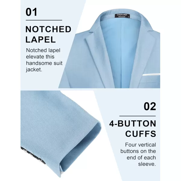 COOFANDY Mens Blazer Sport Coats Casual Slim Fit Suit Jacket Business One Button Blazers