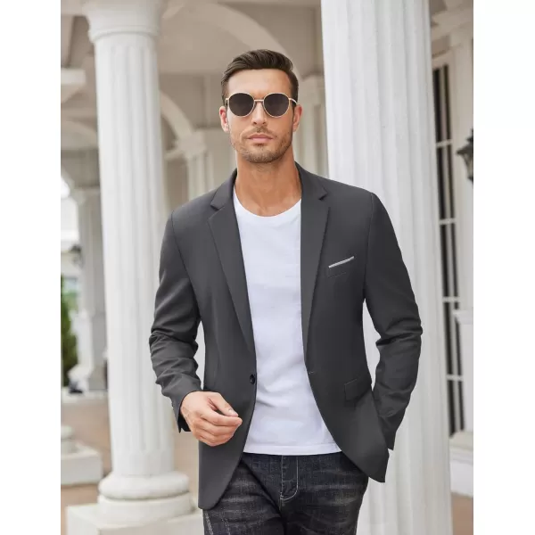 COOFANDY Mens Blazer Sport Coats Casual Slim Fit Suit Jacket Business One Button Blazers