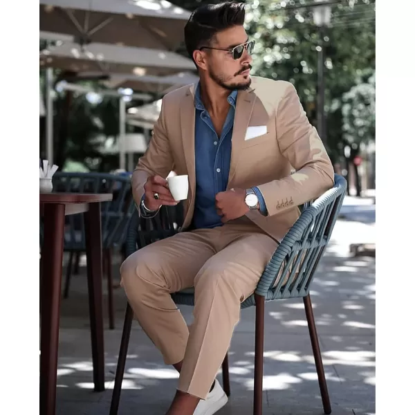 COOFANDY Mens Blazer Sport Coats Casual Slim Fit Suit Jacket Business One Button Blazers