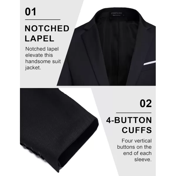 COOFANDY Mens Blazer Sport Coats Casual Slim Fit Suit Jacket Business One Button Blazers