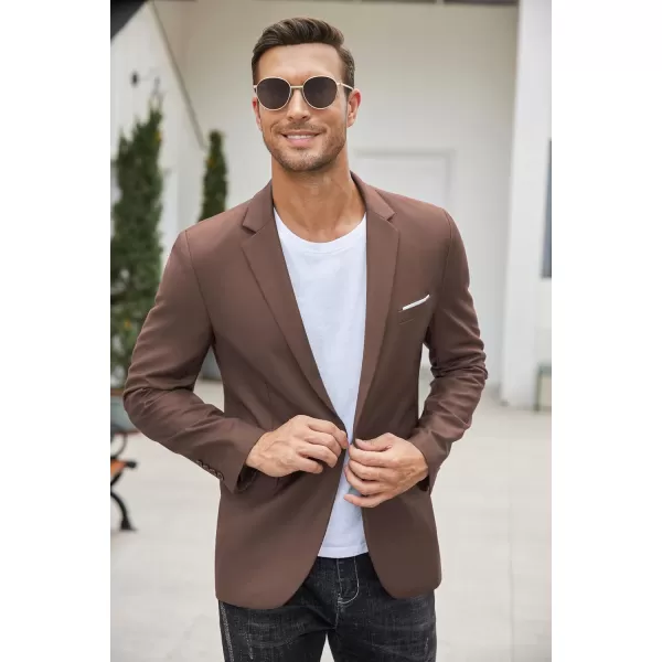 COOFANDY Mens Blazer Sport Coats Casual Slim Fit Suit Jacket Business One Button Blazers