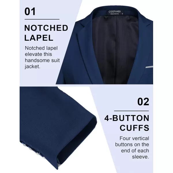COOFANDY Mens Blazer Sport Coats Casual Slim Fit Suit Jacket Business One Button Blazers