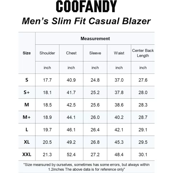 COOFANDY Mens Blazer Sport Coats Casual Slim Fit Suit Jacket Business One Button Blazers