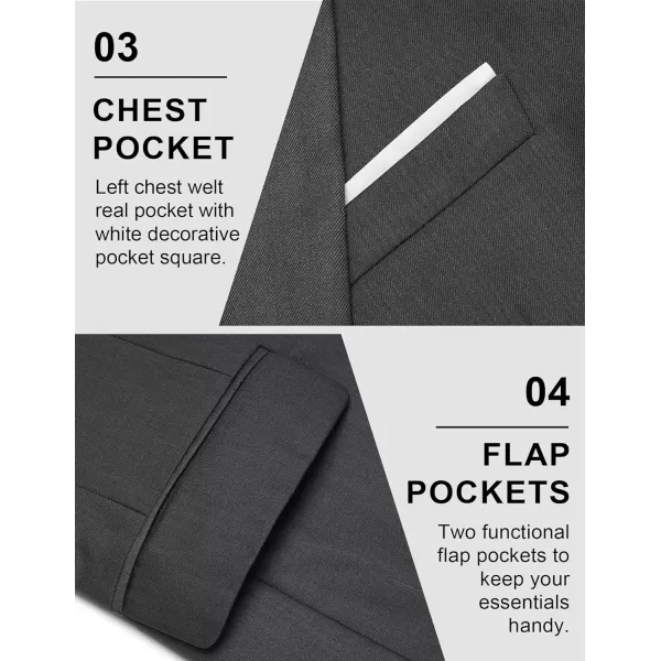 COOFANDY Mens Blazer Sport Coats Casual Slim Fit Suit Jacket Business One Button Blazers
