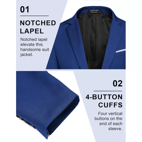 COOFANDY Mens Blazer Sport Coats Casual Slim Fit Suit Jacket Business One Button Blazers