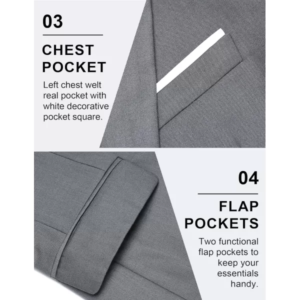 COOFANDY Mens Blazer Sport Coats Casual Slim Fit Suit Jacket Business One Button Blazers
