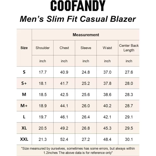 COOFANDY Mens Blazer Sport Coats Casual Slim Fit Suit Jacket Business One Button Blazers