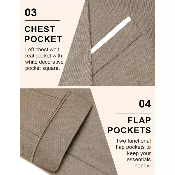 COOFANDY Mens Blazer Sport Coats Casual Slim Fit Suit Jacket Business One Button Blazers