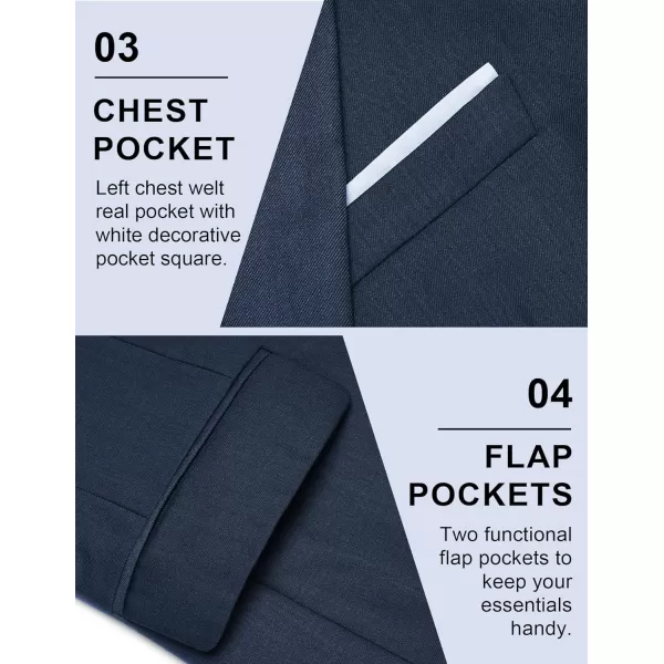 COOFANDY Mens Blazer Sport Coats Casual Slim Fit Suit Jacket Business One Button Blazers