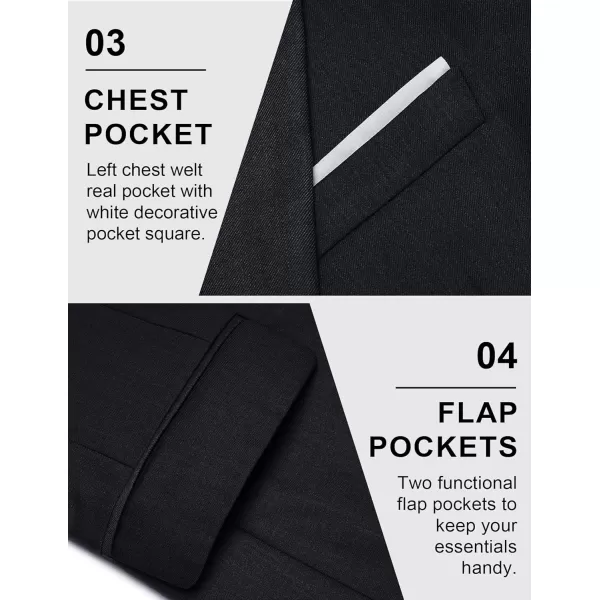 COOFANDY Mens Blazer Sport Coats Casual Slim Fit Suit Jacket Business One Button Blazers