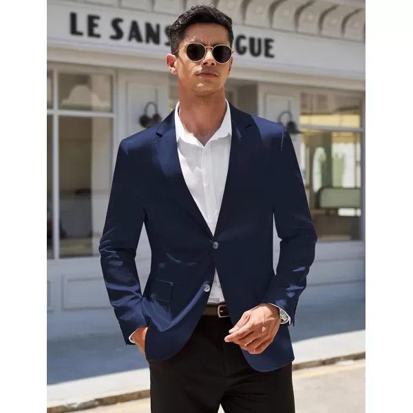 COOFANDY Men's Blazer Two Button Shiny Satin Suit Jacket Silky Tuxedo Jackets for Wedding Prom Party Dinner