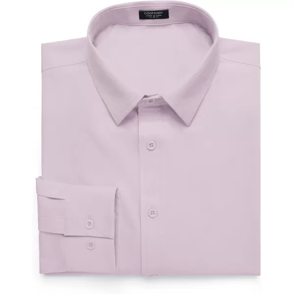 COOFANDY Men's Business Dress Shirts Wrinkle Free Long Sleeve Regular Fit Dress Shirt Textured Casual Button Down Shirts