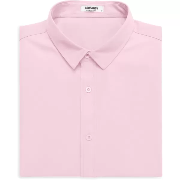 COOFANDY Men's Button Down Shirt Short Sleeve Casual Shirt for Men Summer Business Casual Dress Shirt