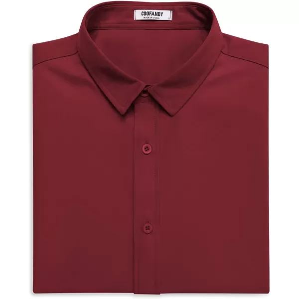 COOFANDY Men's Button Down Shirt Short Sleeve Casual Shirt for Men Summer Business Casual Dress Shirt