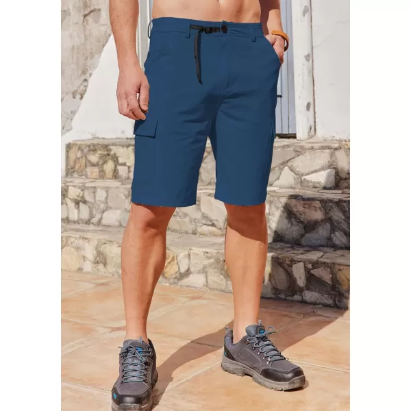 COOFANDY Mens Cargo Shorts Quick Dry Hiking Shorts Lightweight Casual Shorts with Nylon Belt