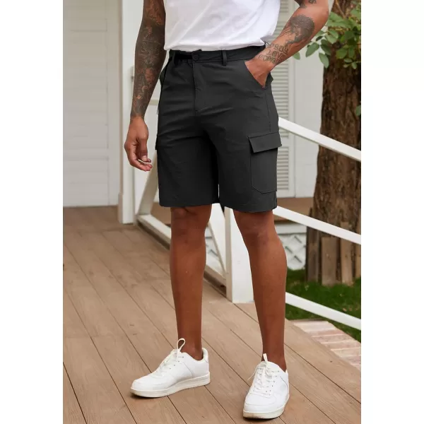 COOFANDY Mens Cargo Shorts Quick Dry Hiking Shorts Lightweight Casual Shorts with Nylon Belt