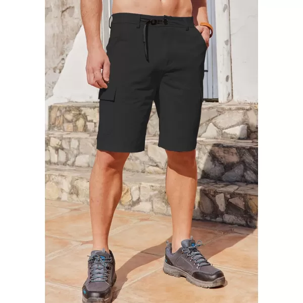 COOFANDY Mens Cargo Shorts Quick Dry Hiking Shorts Lightweight Casual Shorts with Nylon Belt