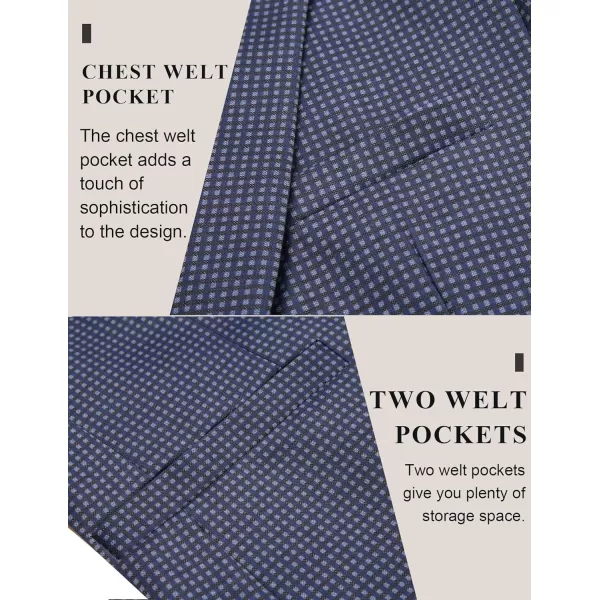 COOFANDY Men's Casual Blazer Jacket One Button Suit Jackets Lightweight Knit Sport Coat