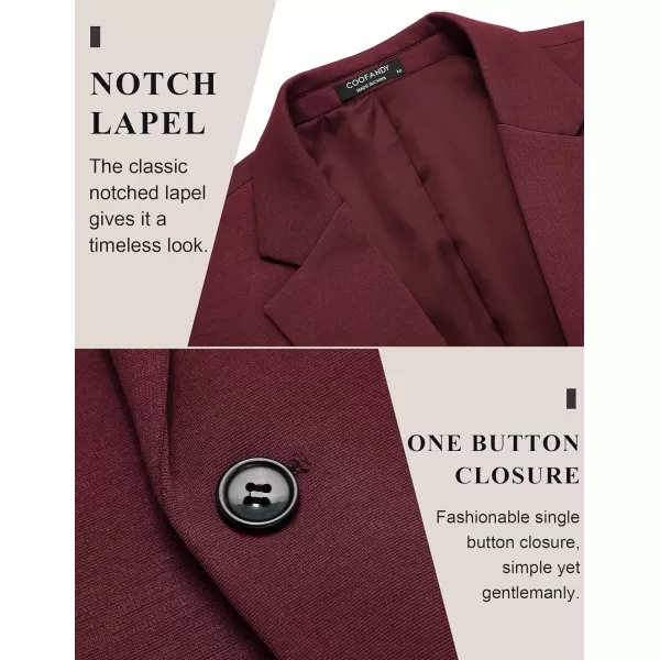 COOFANDY Men's Casual Blazer Jacket One Button Suit Jackets Lightweight Knit Sport Coat