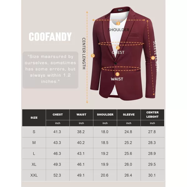COOFANDY Men's Casual Blazer Jacket One Button Suit Jackets Lightweight Knit Sport Coat