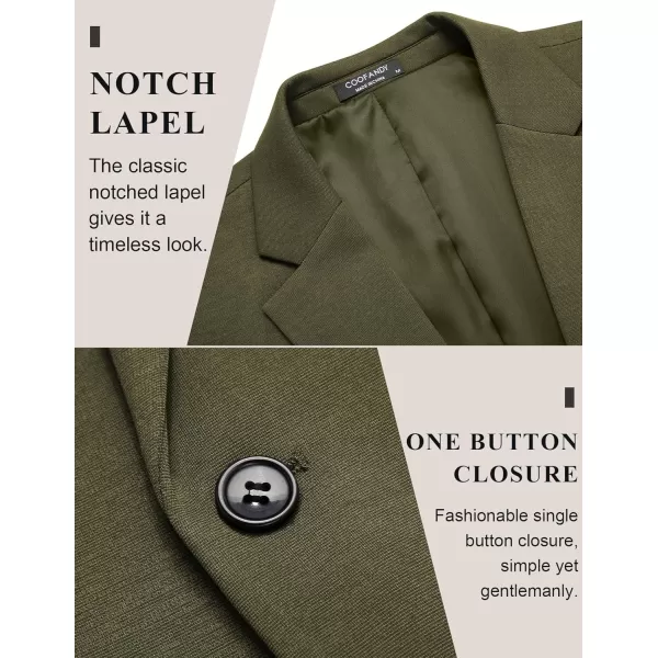 COOFANDY Men's Casual Blazer Jacket One Button Suit Jackets Lightweight Knit Sport Coat