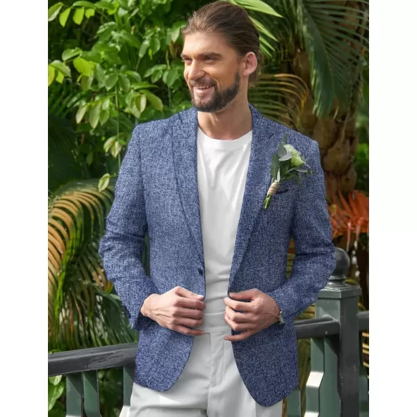 COOFANDY Men's Casual Blazer Suit Jackets Slim Fit One Button Business Sport Coats