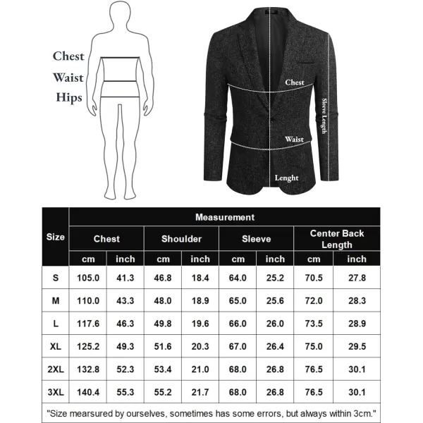 COOFANDY Men's Casual Blazer Suit Jackets Slim Fit One Button Business Sport Coats