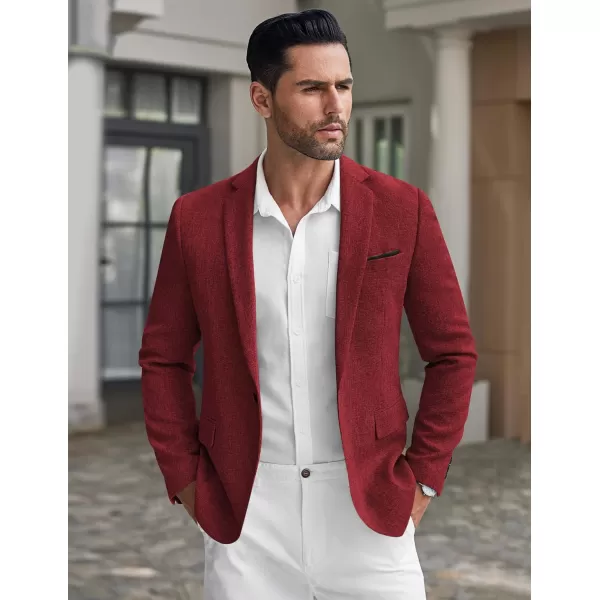 COOFANDY Men's Casual Blazer Suit Jackets Slim Fit One Button Business Sport Coats
