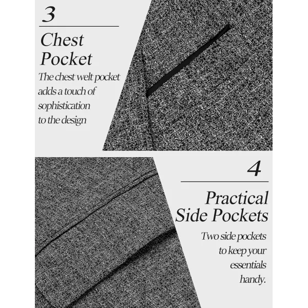 COOFANDY Men's Casual Blazer Suit Jackets Slim Fit One Button Business Sport Coats