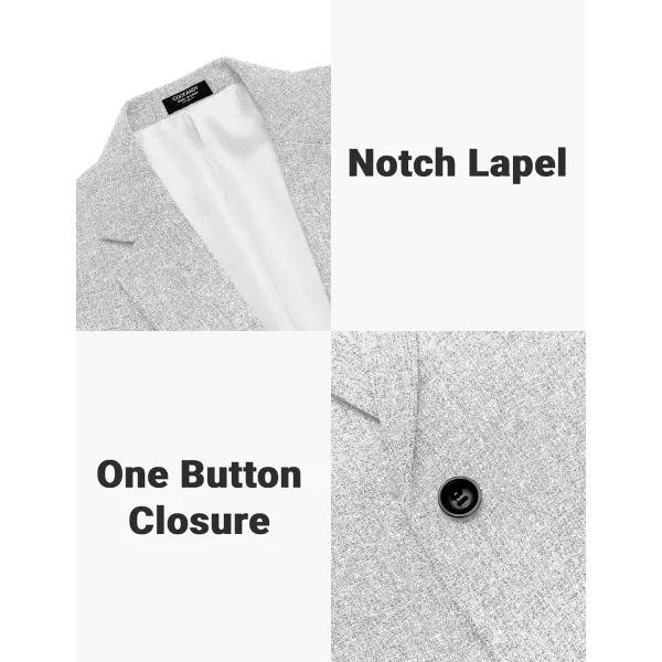 COOFANDY Men's Casual Blazer Suit Jackets Slim Fit One Button Business Sport Coats