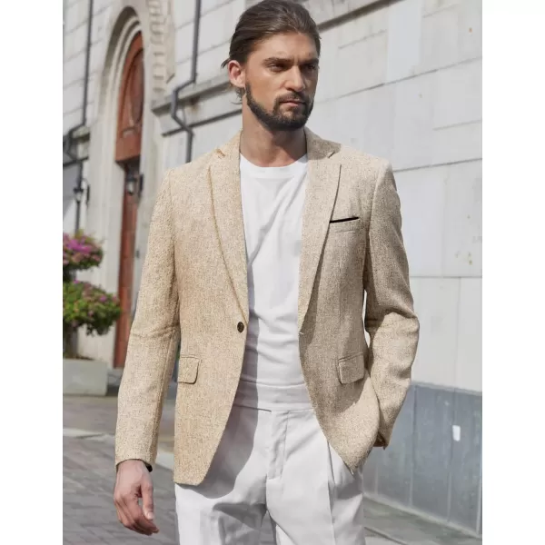 COOFANDY Men's Casual Blazer Suit Jackets Slim Fit One Button Business Sport Coats
