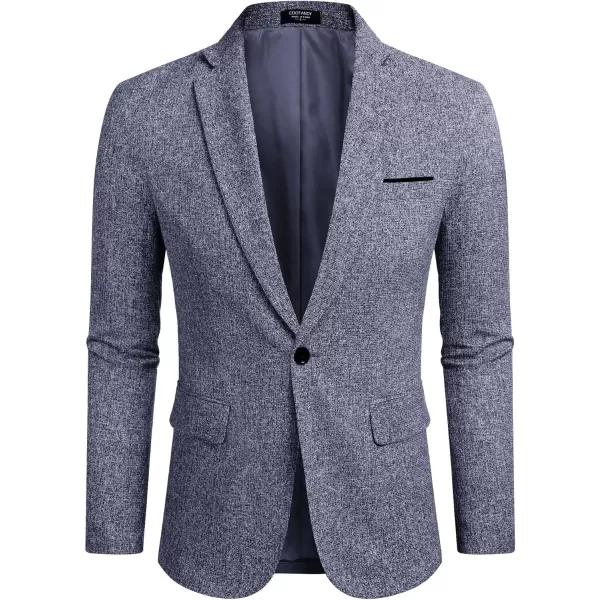 COOFANDY Men's Casual Blazer Suit Jackets Slim Fit One Button Business Sport Coats