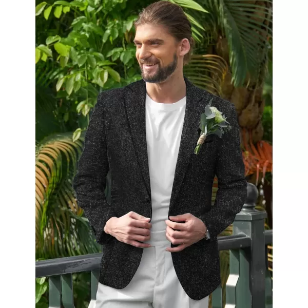 COOFANDY Men's Casual Blazer Suit Jackets Slim Fit One Button Business Sport Coats