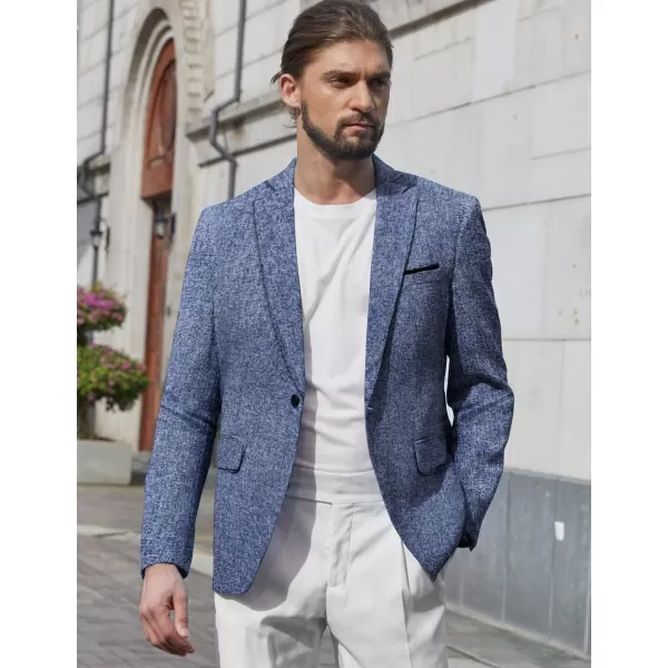 COOFANDY Men's Casual Blazer Suit Jackets Slim Fit One Button Business Sport Coats