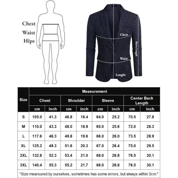COOFANDY Men's Casual Blazer Suit Jackets Slim Fit One Button Business Sport Coats