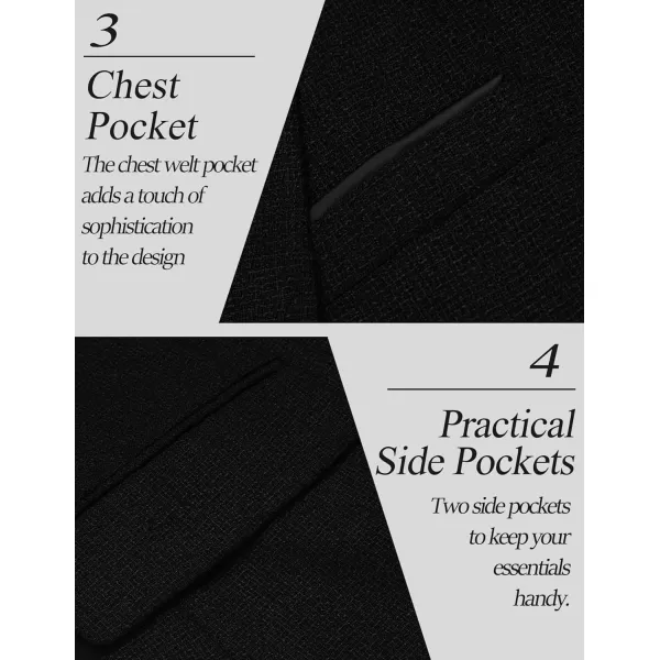 COOFANDY Men's Casual Blazer Suit Jackets Slim Fit One Button Business Sport Coats