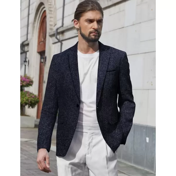 COOFANDY Men's Casual Blazer Suit Jackets Slim Fit One Button Business Sport Coats