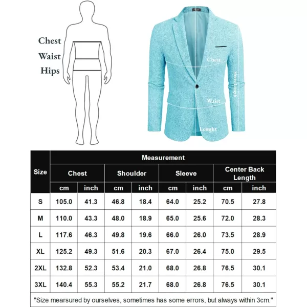 COOFANDY Men's Casual Blazer Suit Jackets Slim Fit One Button Business Sport Coats