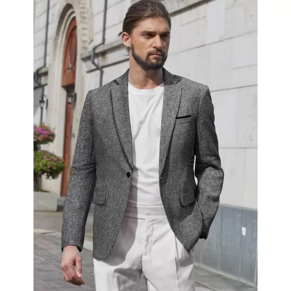 COOFANDY Men's Casual Blazer Suit Jackets Slim Fit One Button Business Sport Coats