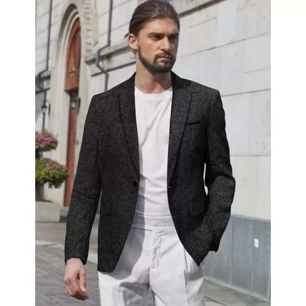 COOFANDY Men's Casual Blazer Suit Jackets Slim Fit One Button Business Sport Coats
