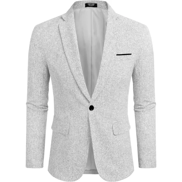 COOFANDY Men's Casual Blazer Suit Jackets Slim Fit One Button Business Sport Coats