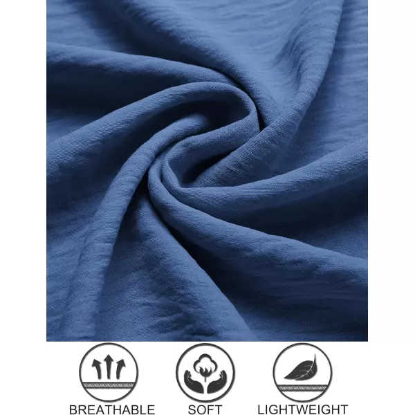 COOFANDY Men's Casual Button Down Shirt Short Sleeve Textured Summer Cuban Beach Shirts