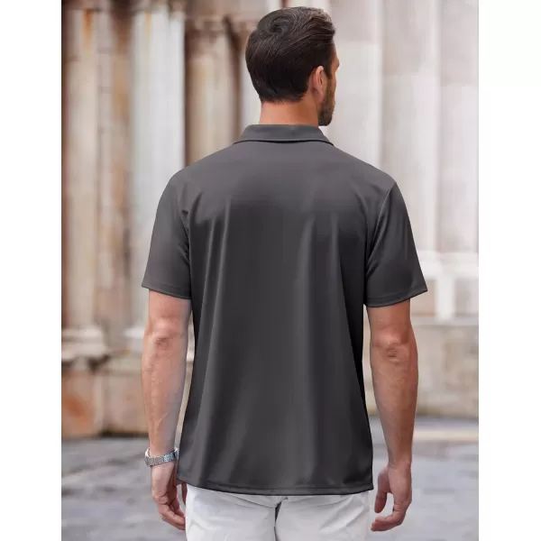 COOFANDY Mens Casual Button Down Shirt Short Sleeve Wrinkle Free Shirts Summer Shirt
