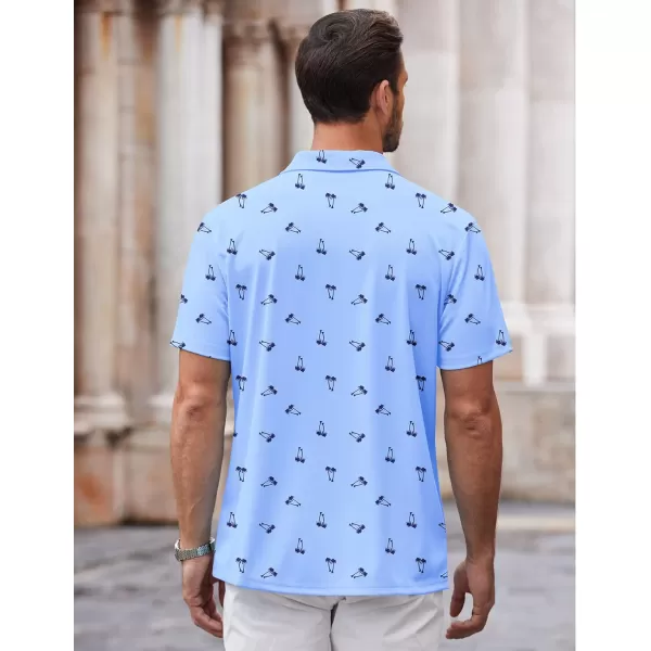 COOFANDY Mens Casual Button Down Shirt Short Sleeve Wrinkle Free Shirts Summer Shirt