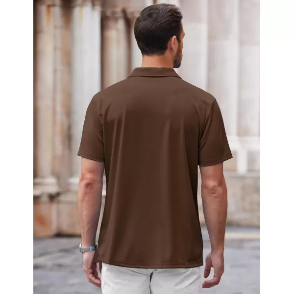 COOFANDY Mens Casual Button Down Shirt Short Sleeve Wrinkle Free Shirts Summer Shirt
