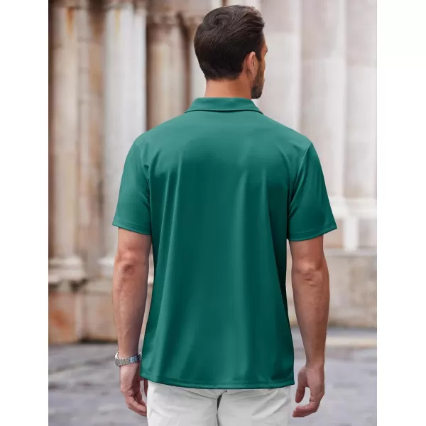 COOFANDY Mens Casual Button Down Shirt Short Sleeve Wrinkle Free Shirts Summer Shirt