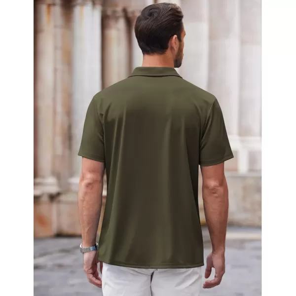 COOFANDY Mens Casual Button Down Shirt Short Sleeve Wrinkle Free Shirts Summer Shirt