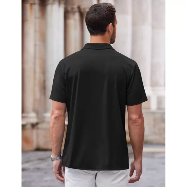 COOFANDY Mens Casual Button Down Shirt Short Sleeve Wrinkle Free Shirts Summer Shirt