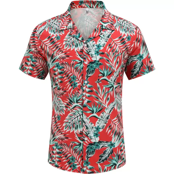 COOFANDY Men's Casual Button Down Shirts Short Sleeve Summer Beach Shirt Fashion Textured Shirts with Pocket